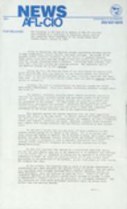 News from the AFL-CIO newsletter, 1981