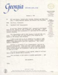Georgia State AFL-CIO, correspondence and printed materials, 1982