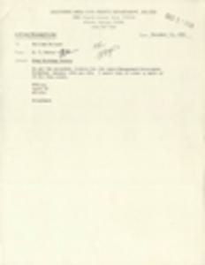 William Pollard, correspondence, 1983