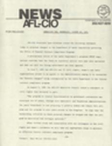 AFL-CIO Civil Rights Committee, meeting materials, 1981