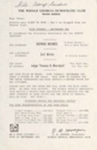 Name file, George Busbee, 1974