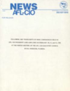 AFL-CIO Executive Council, Statements