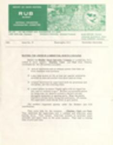 National Organizing Coordinating Committee, Report on Union Busters (RUB Sheets)