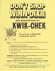 Winn-Dixie Boycott