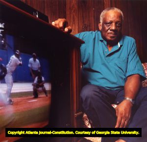 Former Negro League baseball player Earnest Long, 1991