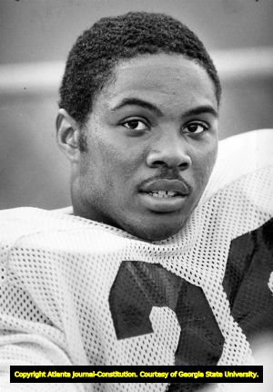 Georgia Tech's Robert Lavette during practice, 1983