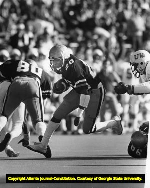 Georgia Tech's Robert Lavette outruns the Virginia Cavaliers, circa 1980s
