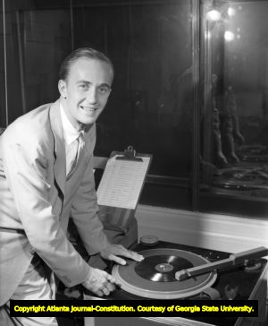 WSB radio host Bob Watson, 1949