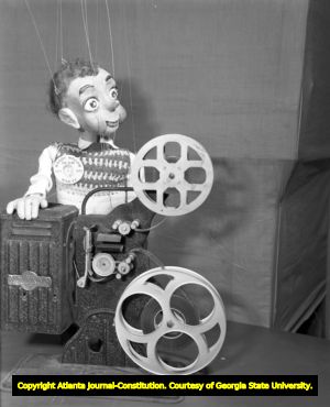 Puppet from the "Woody Willow" show, 1949