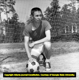 Atlanta Chiefs soccer coach Phillip Woosnam, 1967