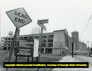 Development of the old Ford Motor Company Assembly Plant on Ponce de Leon Avenue, Atlanta, Georgia, March 22, 1985.