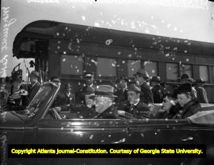 President Franklin Delano Roosevelt visiting Warm Springs, circa 1940s