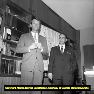 Attorney General Robert F. Kennedy with Atlanta Mayor Sam Massell, 1963