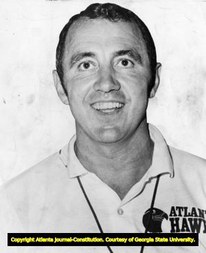 Coach Richie Guerin of the Atlanta Hawks, 1969