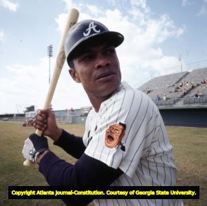 Outfielder Felipe Alou of the Atlanta Braves, 1969