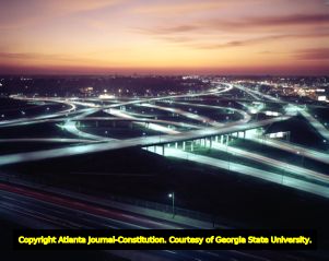Highway junction near Atlanta, 1963