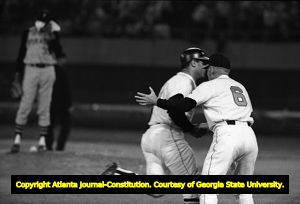 First Braves game in Atlanta against the Pittsburgh Pirates, 1966