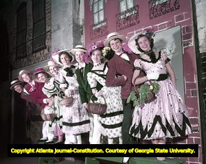 Savannah Beaux Art Ball - costumed dancers, 1953