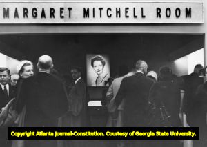 Margarett Mitchell exhibit at the Atlanta Public Library, 1954