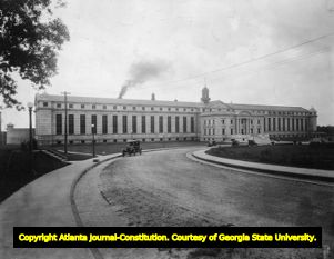 Exterior of the Atlanta Federal Penitentiary, 1930s
