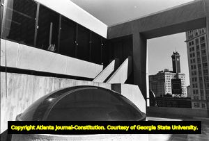 Rooftop of the Atlanta Central Public Library, 1980
