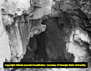 Kingston Saltpeter Cave entrance, 1936