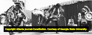 Indian dance, Cherokee Fall Festival, North Carolina, September 1972.