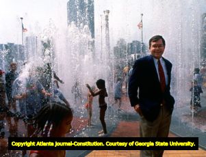 International Olympic Committee member Billy Payne at Centennial Olympic Park, 1996