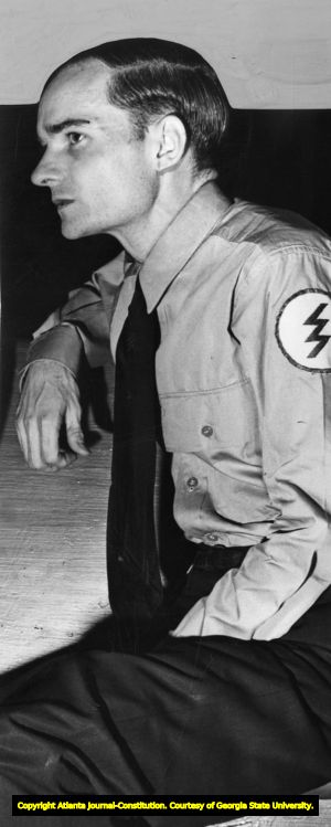 White supremacist Emory Burke member of the Columbians, 1946