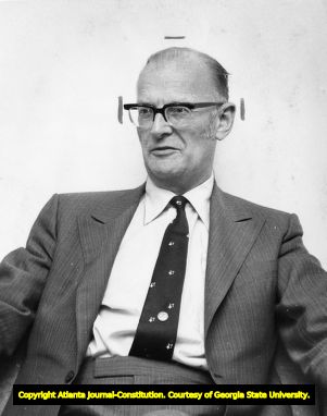 Science Fiction writer and author of 2001: A Space Odyssey, Arthur C. Clarke, 1973