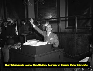 Governor Arnall during the three governors controversy, 1947