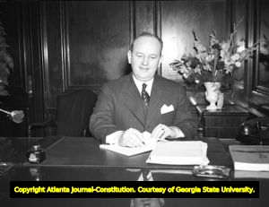 Newly elected Georgia Governor Ellis Arnall, 1942