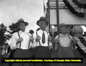 Supporters of Governor Eugene Talmadge at one of his political events, 1941
