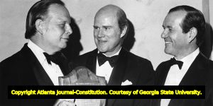 Atlanta architect Cecil A. Alexander receiving the Brotherhood Award, 1974