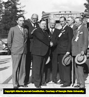Politicians supporting Gov. Eugene Talmadge, 1930s