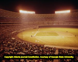 Atlanta Braves against the Pittsburgh Pirates at Fulton County Stadium, 1966
