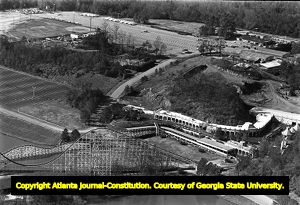 The Great American Scream Machine at Six Flags Over Georgia, 1980