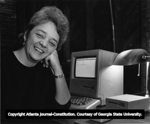 Rebecca Ranson, portrait photograph, Atlanta, Georgia, late 1980s?