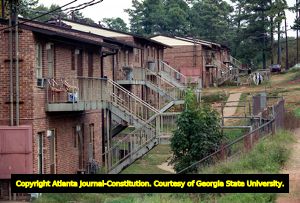 East Lake Meadows public housing apartments, 1992
