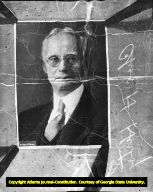 Copy negative of UGA's football team creator Dr. Charles Herty, 1940s
