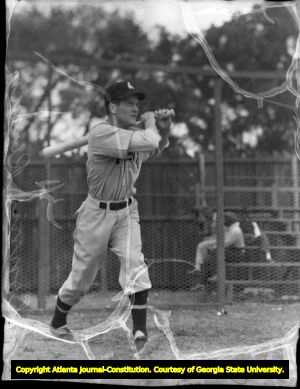 Atlanta Crackers second baseman Connie Ryan, 1941