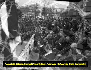 Inauguration of Governor Eugene Talmadge during his third term, 1941