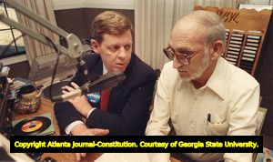 Republican Minority Leader of Georgia Johnny Isakson on the WSYL radio station discussing his run for governor, 1987