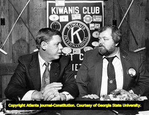 Republican Minority Leader of Georgia Johnny Isakson speaking with the Kiwanis Club of East Cobb, 1987
