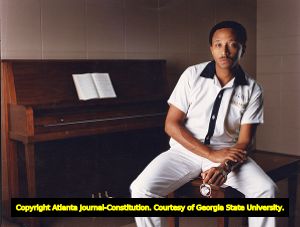 Convicted murderer of the Atlanta Child Murders, Wayne Williams, at the Valdosta Correctional Institution, 1991