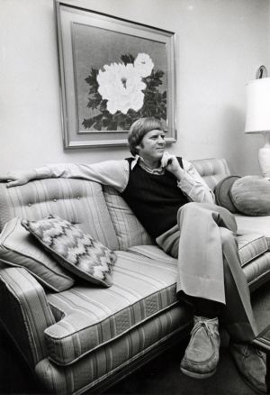 President Jimmy Carter's oldest son Jack Carter in his home, 1979