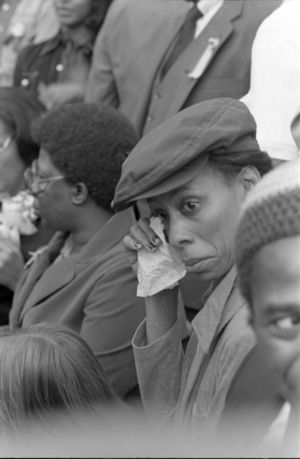 Parents of missing children during the Save the Youth Walk-A-Thon for the missing and murdered children of Atlanta, 1981
