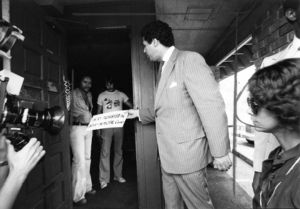 Mayor Maynard Jackson shutting down a Roman Bathhouse along a strip of adult establishments, 1977