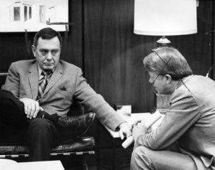 Attorney General Arthur Bolton with Governor Jimmy Carter, 1972