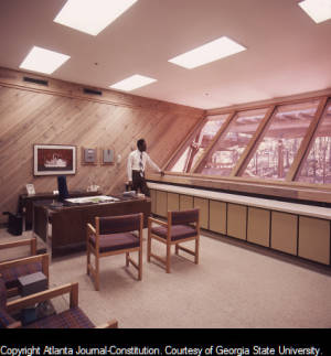 Office located at the Simmons Company headquarters, 1975